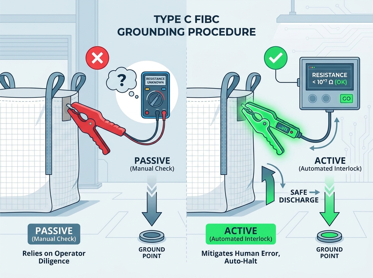 Type C FIBC Grounding Inspection Process